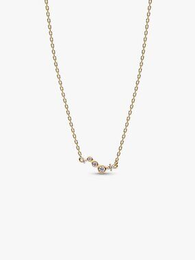 Pandora Era Lab-Grown Diamond Droplet Bar Necklace